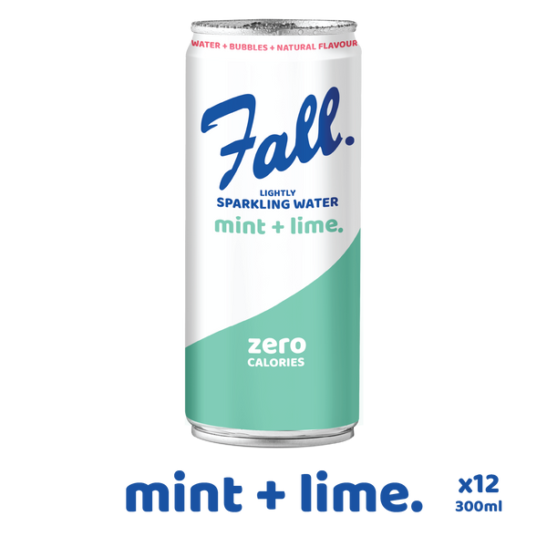 Mint + Lime Sparkling Water